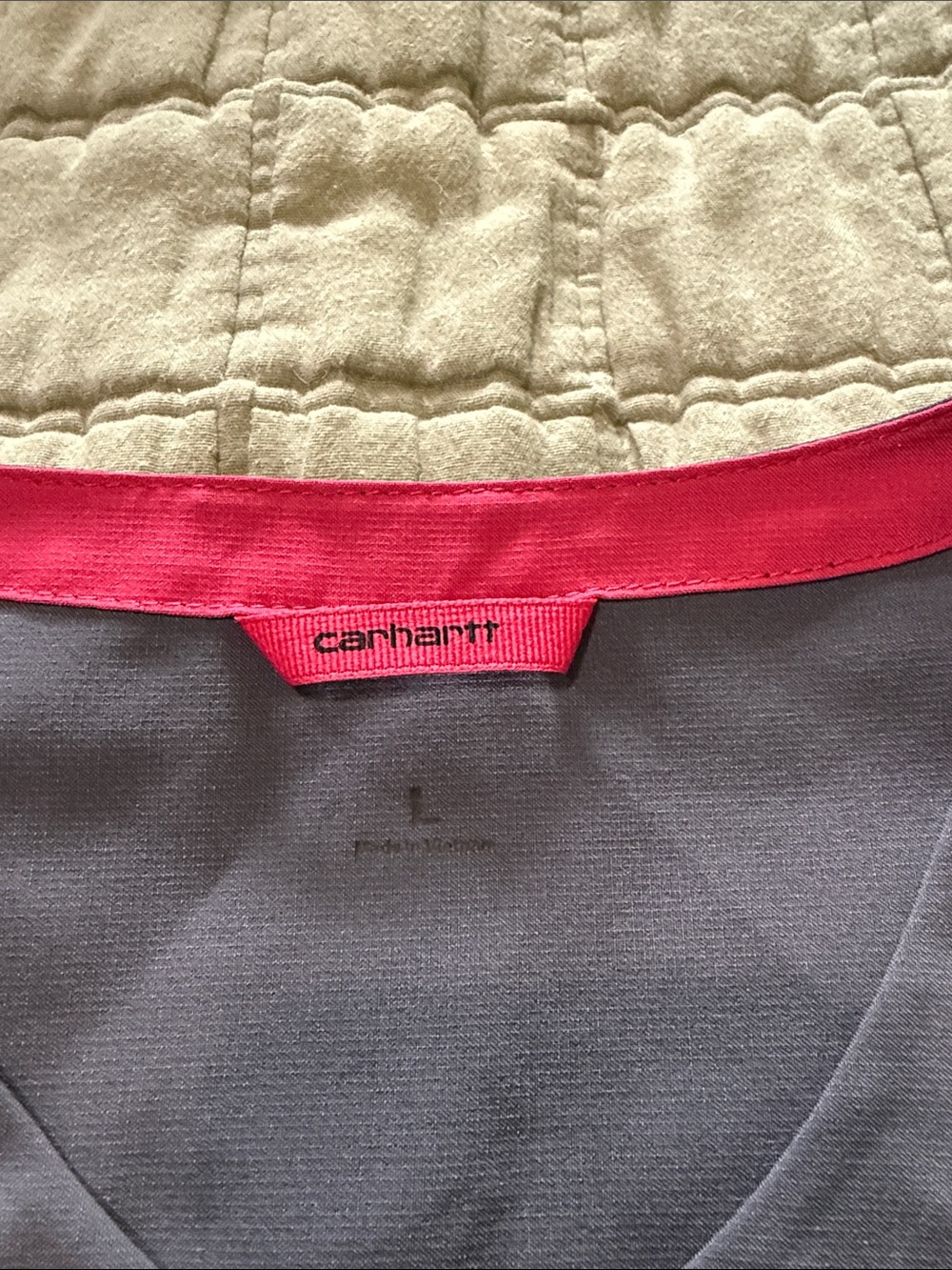 Carhartt Women's Scrub Tops in Black, Turquoise, Teal, Gray - Picture 3 of 10